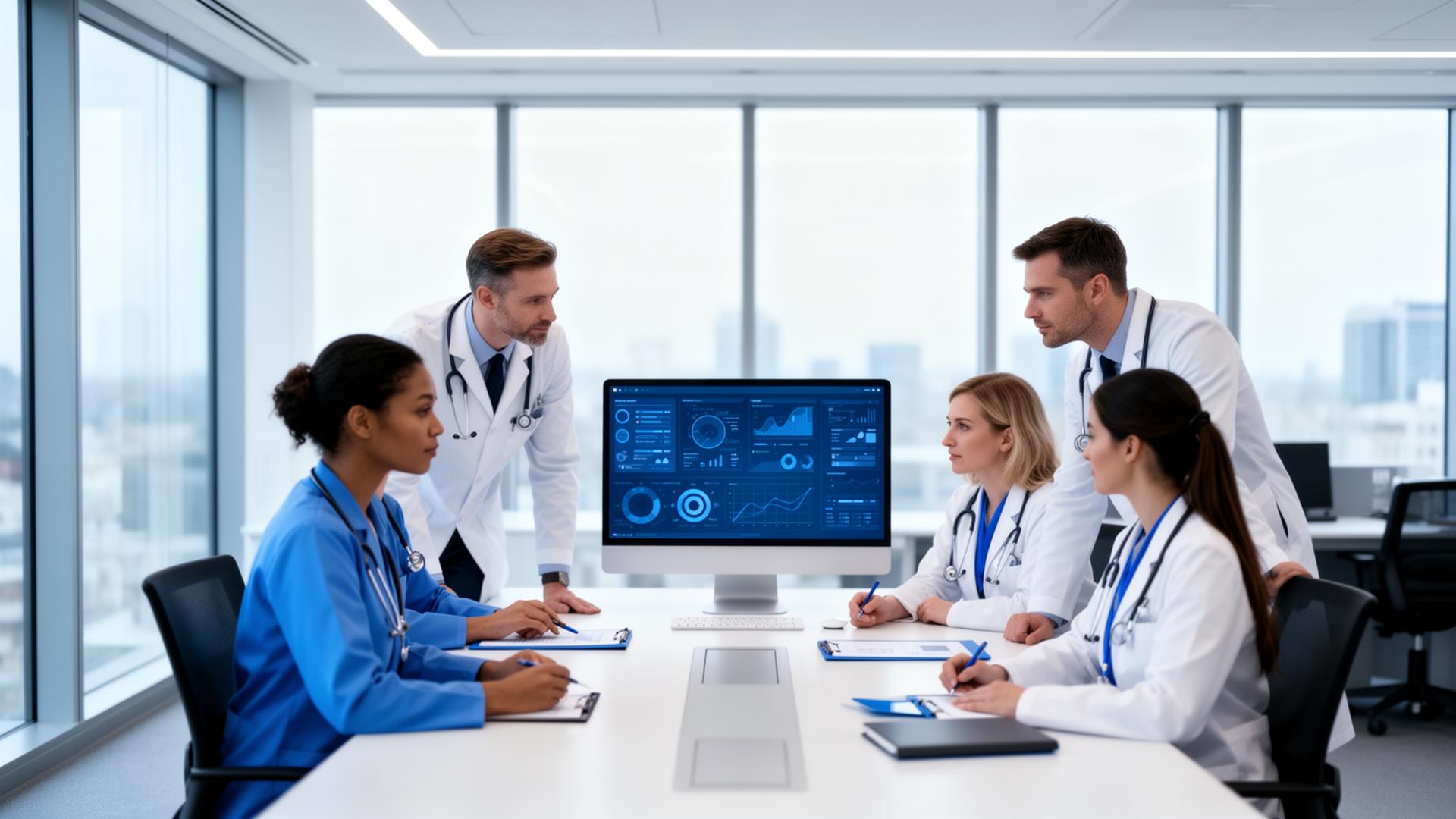 Equipe ACIGES em ambiente corporativo de saúde